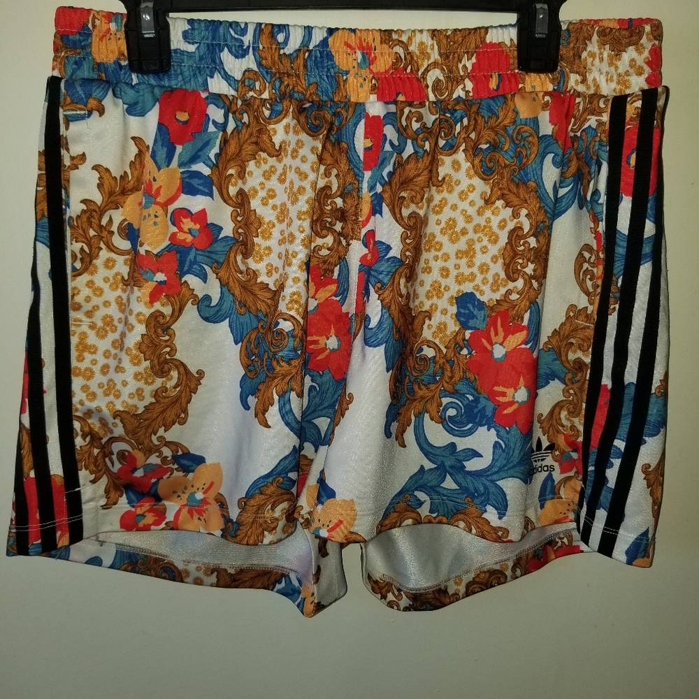 Adidas Red and Blue Skorts Vibrant Lightweight Design